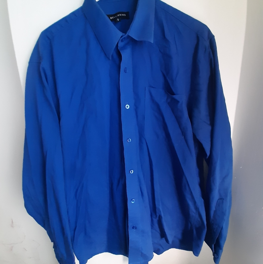 Blue button up shirt